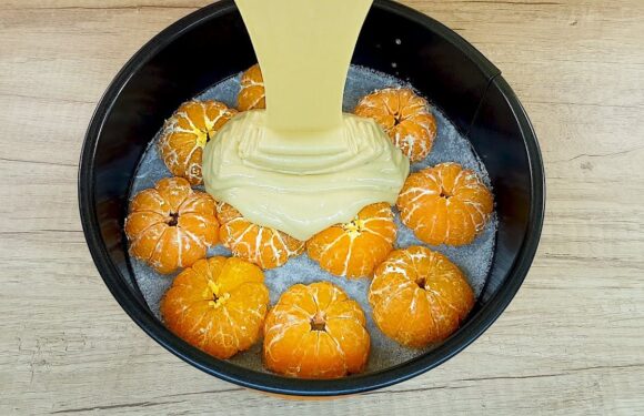 Przepis na ciasto z mandarynkami i budyniem