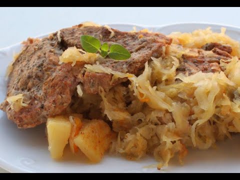 Pzepis na karkówkę w kapuście kiszonej bardzo pyszne