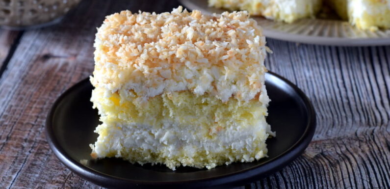 Przepis na ciasto z wiórkami kokosowymi